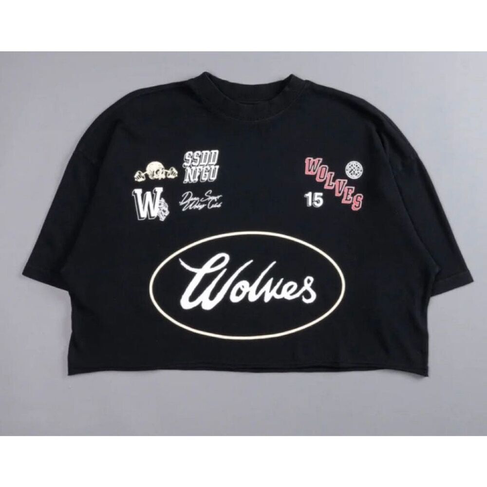 darc sport SHE crop top graphic tee crewneck cut off women’s XS black racing